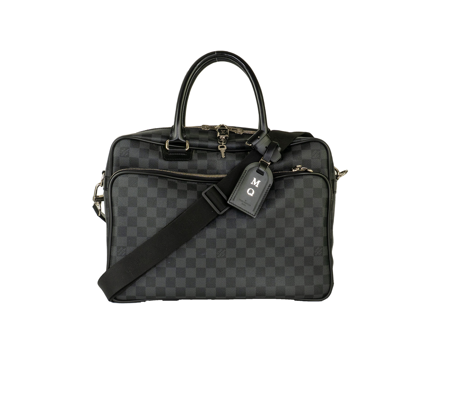 Louis Vuitton Overnight Damier Graphite in Canvas with Silver-tone