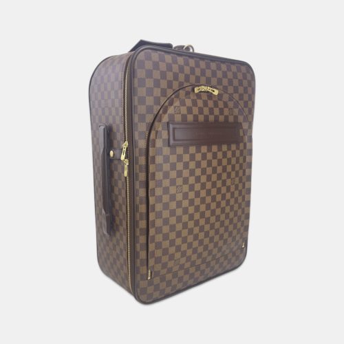LOUIS VUITTON Damier Ebene Pegase 55 Business Suitcase Travel Bag