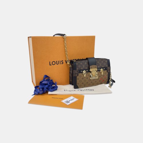 Louis Vuitton Reverse Monogram Canvas Trunk Clutch Bag Louis Vuitton