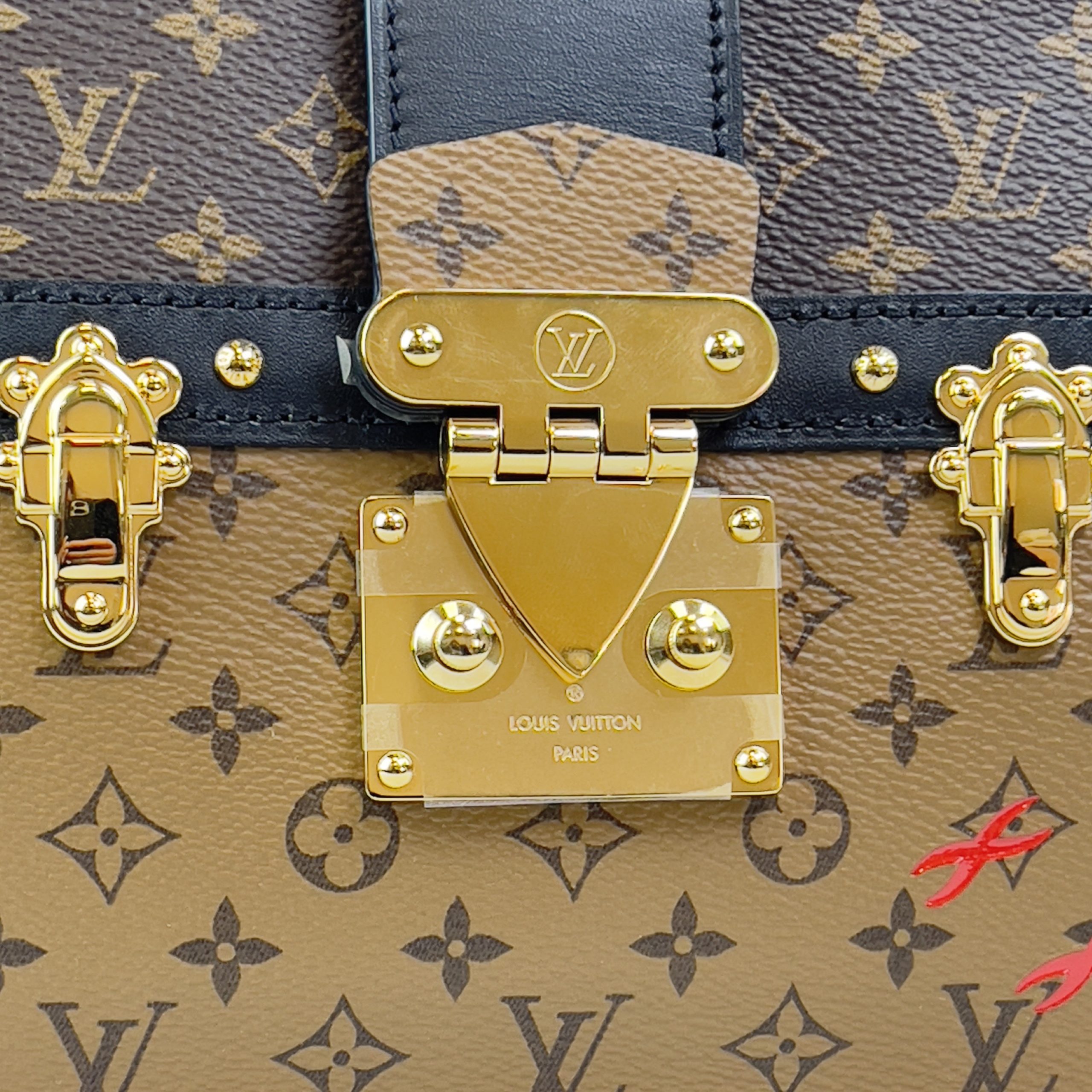 Louis Vuitton – Louis Vuitton Trunk Clutch Monogram Reverse – Queen Station