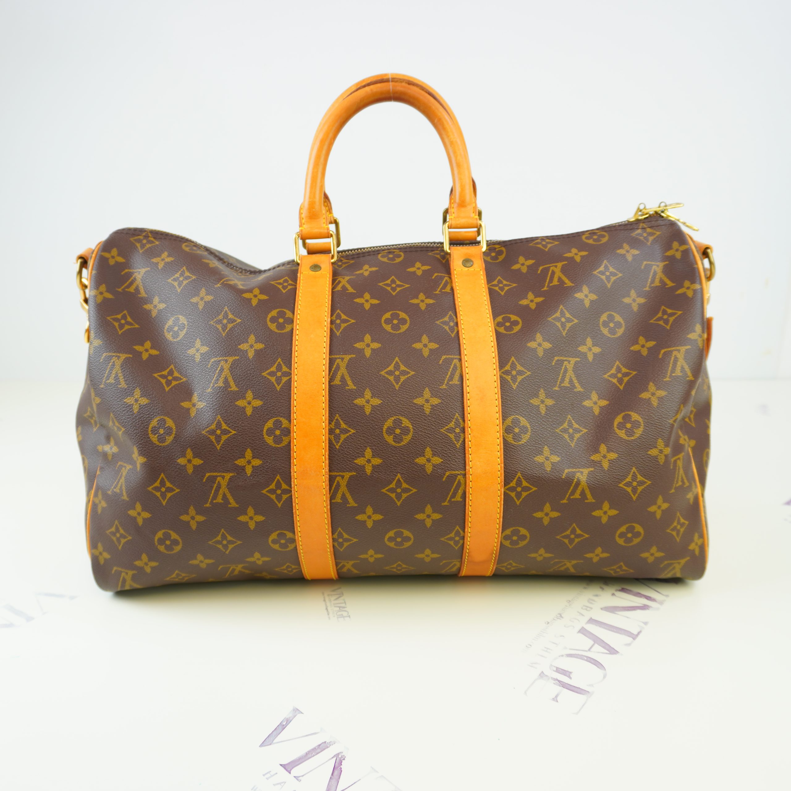 Louis Vuitton - Vintage Luxury Keepall 45 B Weekender - Free